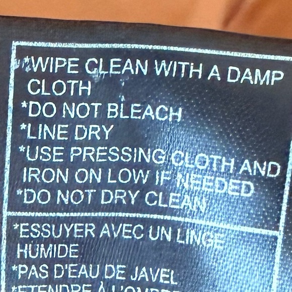 Cupcakes and Cashmere Tan Faux Leather Moto Jacket S - Picture 11 of 12